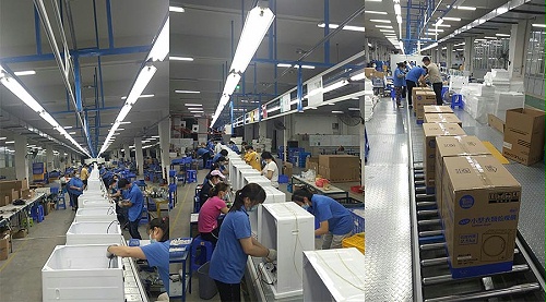 生产实况！金环电器正忙碌开展台湾客户的小型干衣机生产