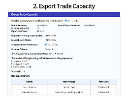 出口贸易能力